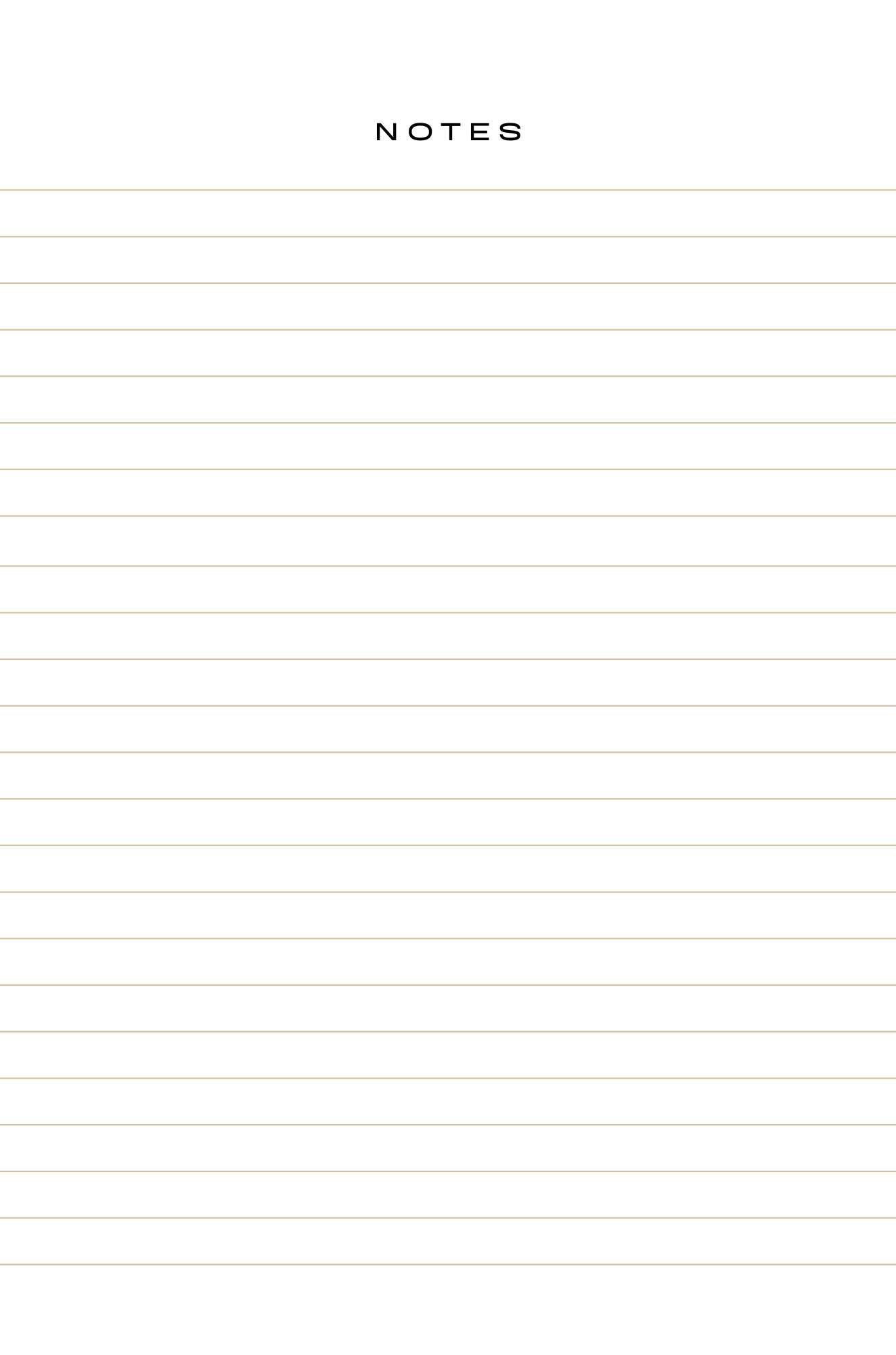 Notes Section