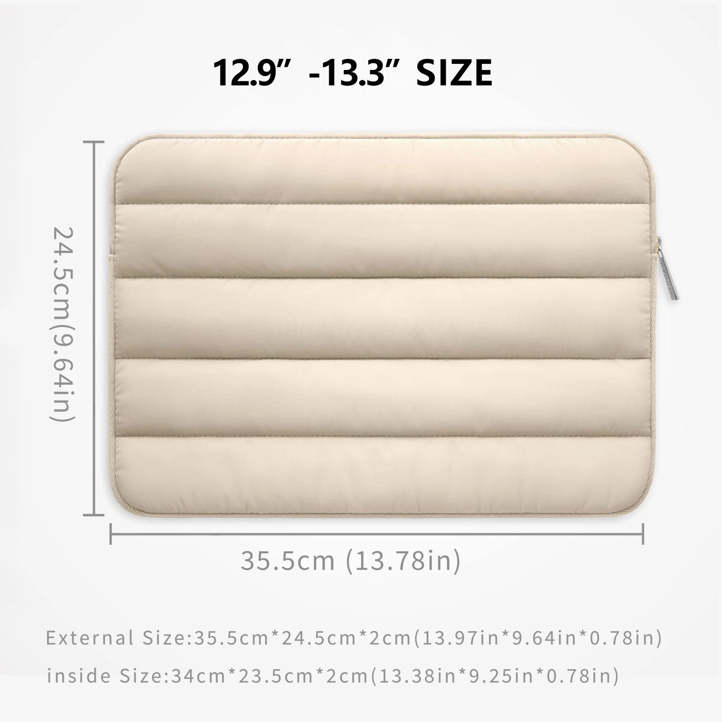 Sleek & Protective Puffy Laptop Sleeve – Lightweight and Stylish for Everyday Use