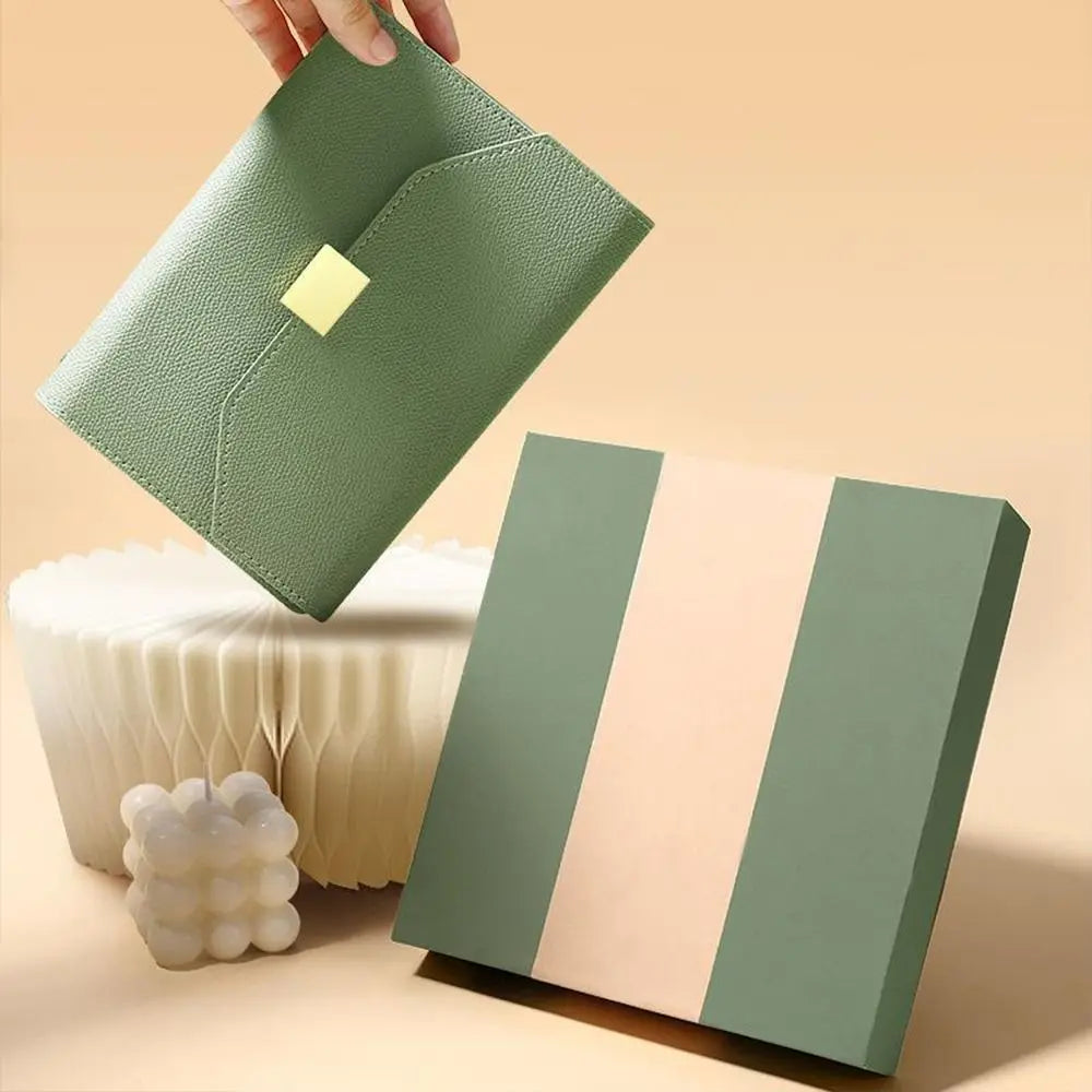 Minimalist PU Leather A5/A6 Binder Notebook – DIY Agenda Planner & Journal