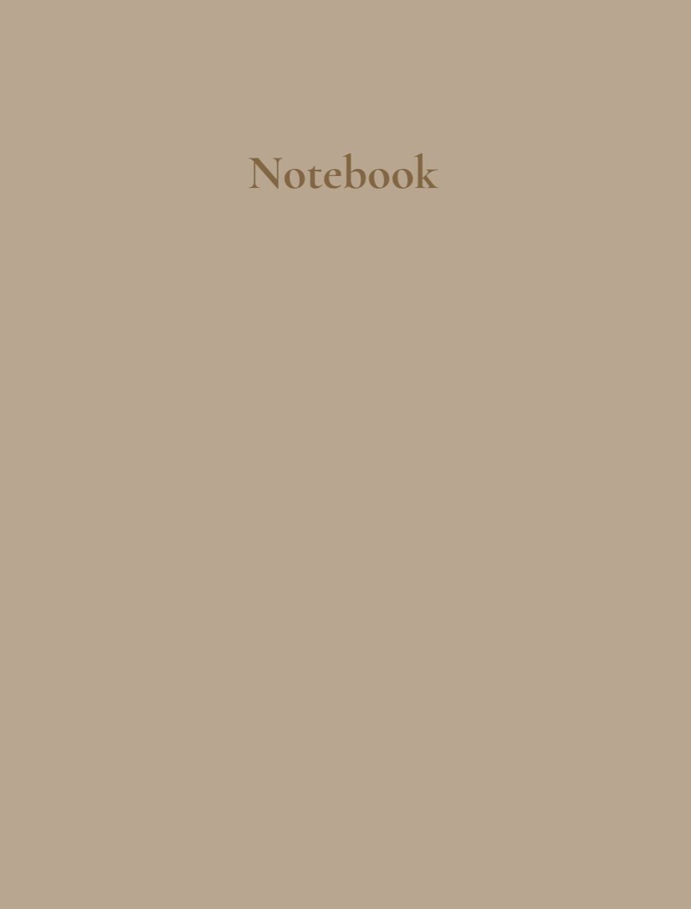 Notebook with To-List and Goals Section | 6 x 9" | Paperback | 120 Pages | Bronzed