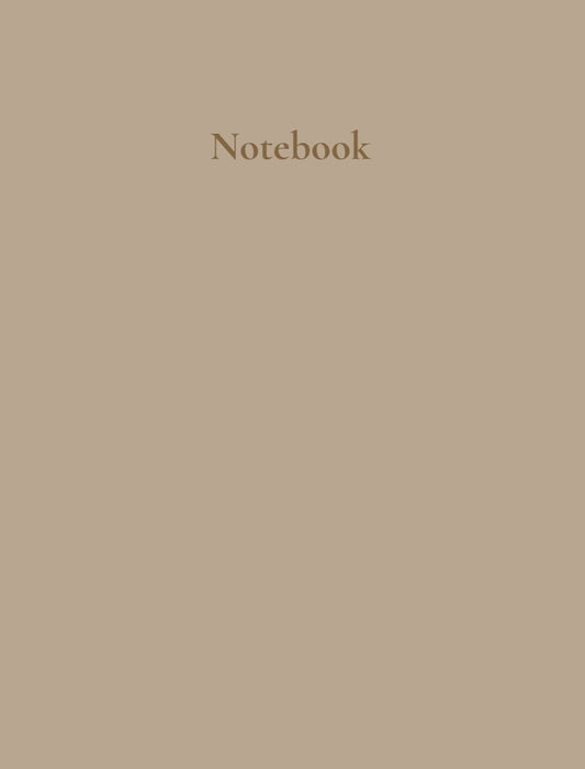 Notebook with To-List and Goals Section | 6 x 9" | Paperback | 120 Pages | Bronzed