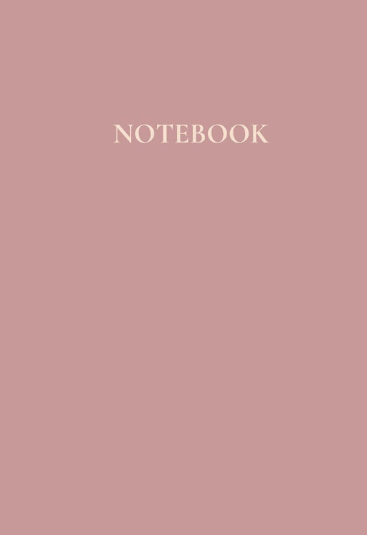 Notebook with To-List and Goals Section | 6 x 9" | Paperback | 120 Pages | Dusty Rose